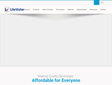 Tablet Screenshot of lifewater.com.my